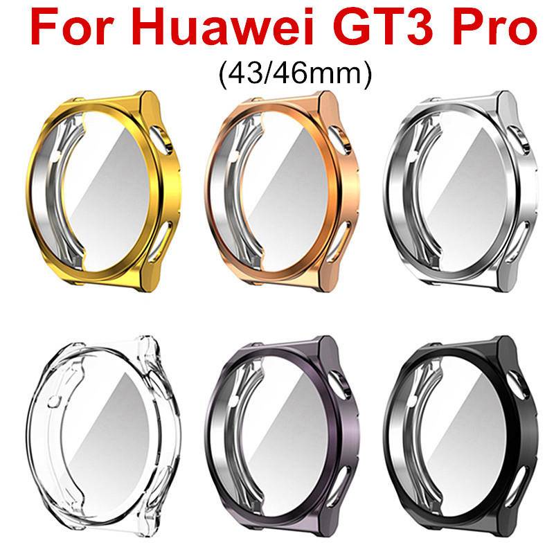 Case Pelindung Layar Bahan TPU Ukuran 46mm 48mm Untuk Huawei Watch 3 Pro GT2 GT3 Pro GT Runner 46mm 42mm