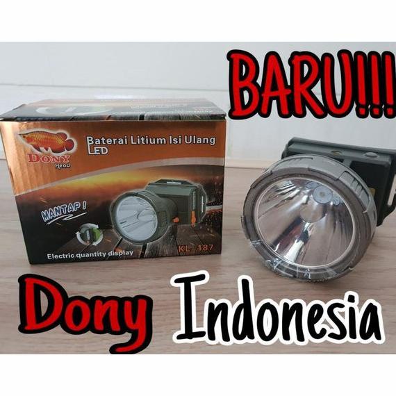 Senter Kepala DONY KL-187 Putih KL 187 Mantap