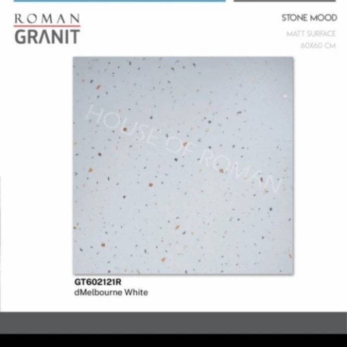 Roman Granit dMelbourne White 60x60 GRADE A