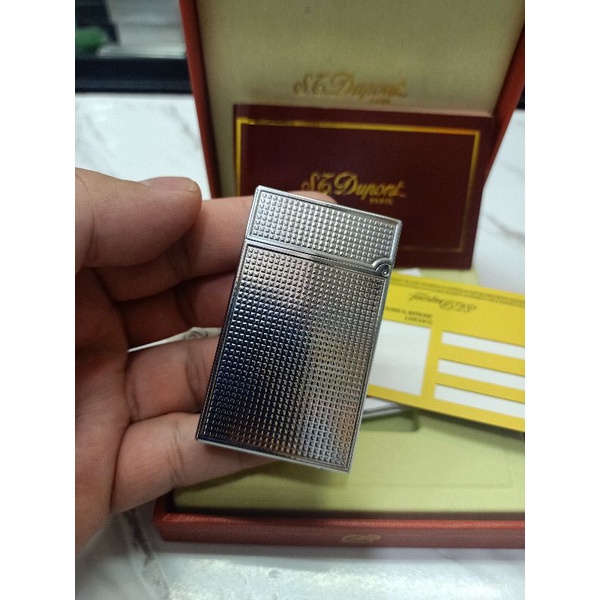 Korek Api S.t Dupont Silver D Paris Super Premium