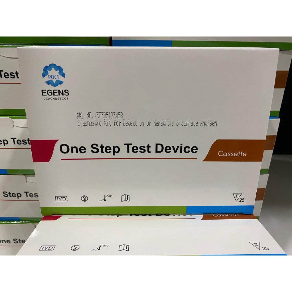 Rapid Test Hepatitis B Surface Antigen Test Cassette Atau HBSAg Cassette Merek Egens