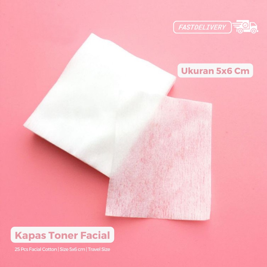 KAPAS TONER ISI 25PCS / KAPAS WAJAH TIPIS MAKE UP KARAKTER F892