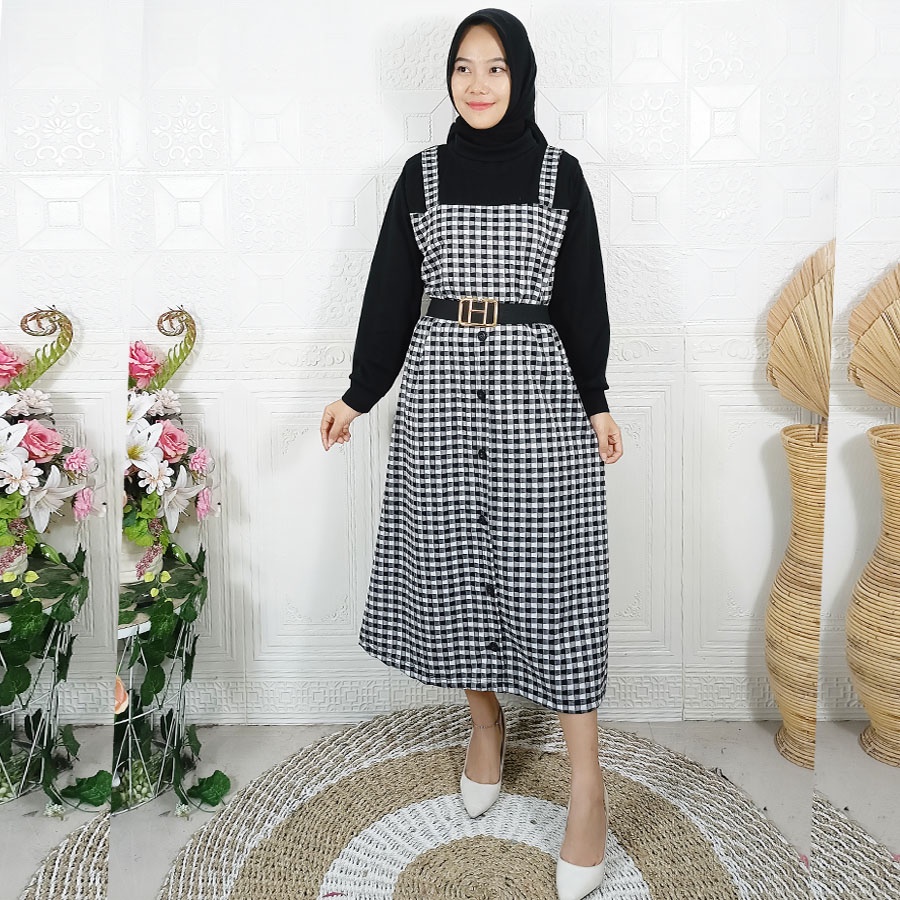 RALLINE DRESS KOTAK OVERALL STYLE FREE GESPER CARLINA