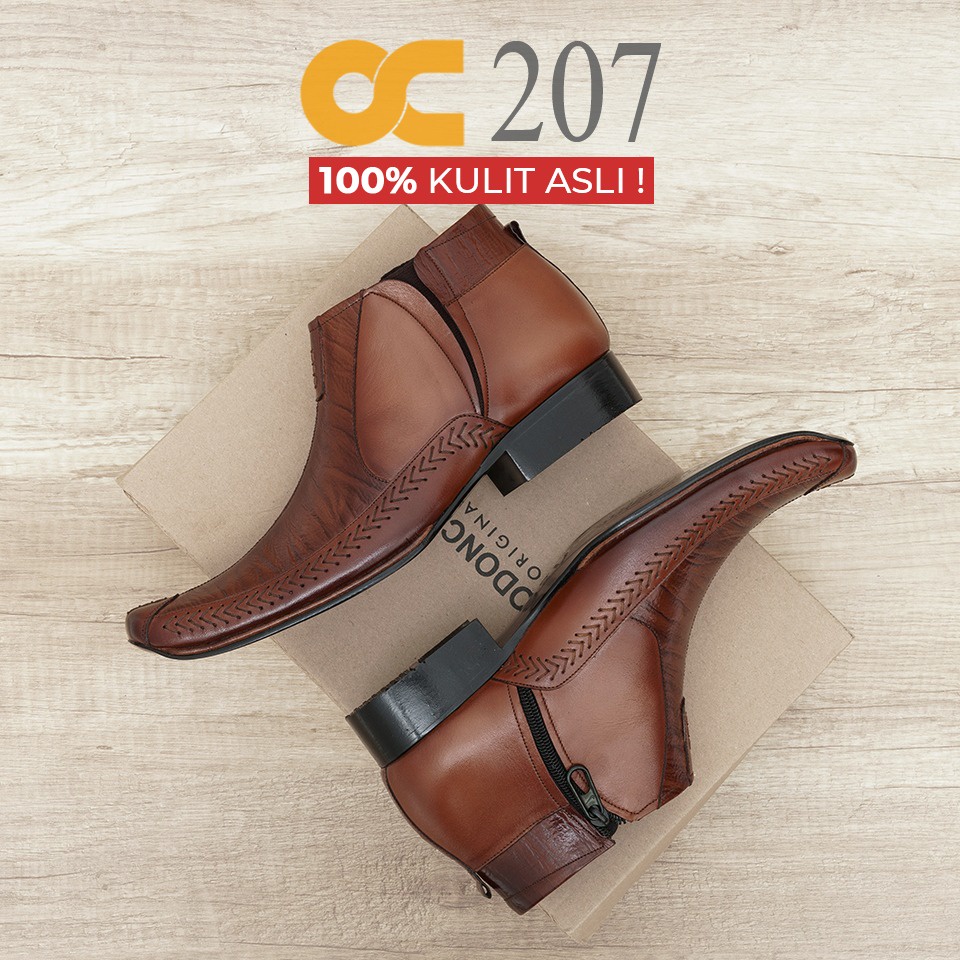 OC 207 SEPATU KANTORAN PRIA KULIT ASLI PREMIUM ODON CIBADUYUT