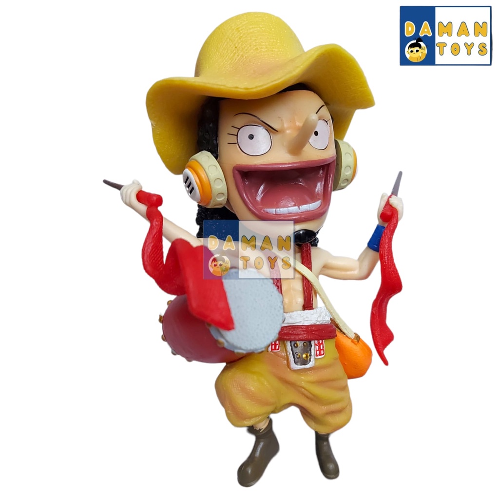 Action Figure Anime One Piece Usopp Sogeking Luffy Roronoa Zoro Sanji Nami Gk Dragon New Year Lion Dance