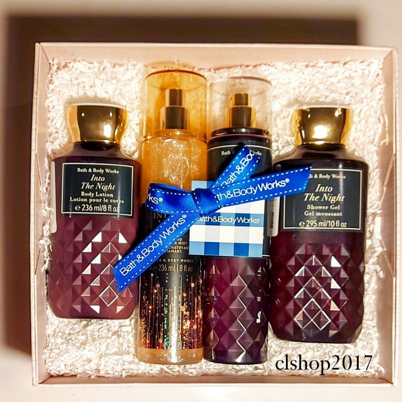 BBW INTO THE NIGHT GIFT SET BATH &amp; BODY WORKS