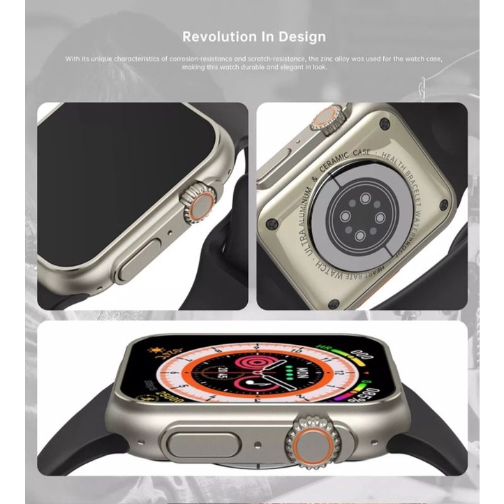 N8 Ultra Smart watch Jam tangan pintar N8Ultra Smartwatch tiruan Apple Watch series 8