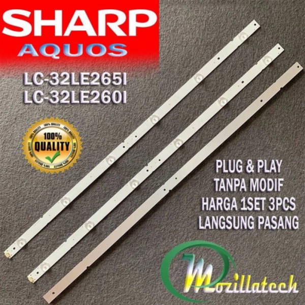 BACKLIGHT TV LED SHARP LC-32LE265I LC-32LE260I LC-32LE2651 LC-32LE2601 Berkualitas