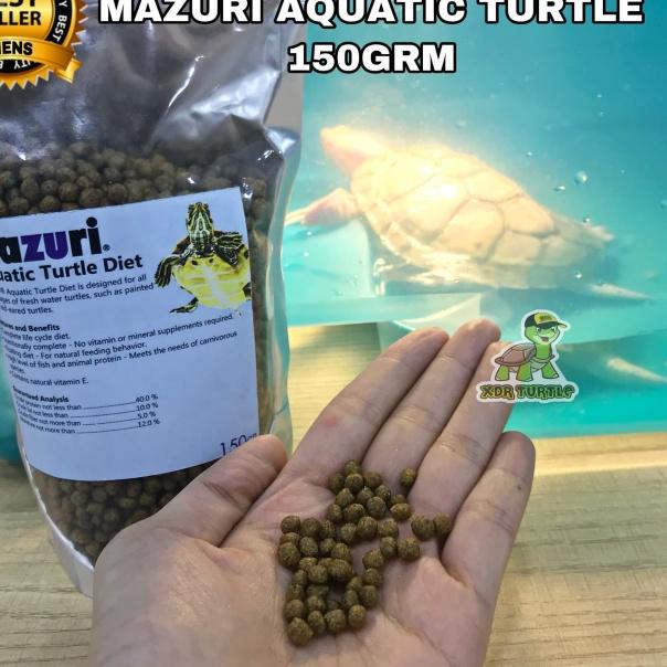 MAZURI AQUATIC TURTLE 150GR KURA KURA BRAZIL UNIFILIS HAMILTONI RES