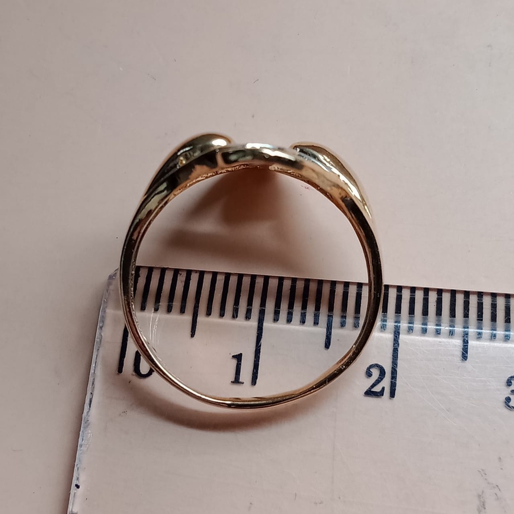 Cincin emas 17K - 2.6 gr kadar 750 - 3912