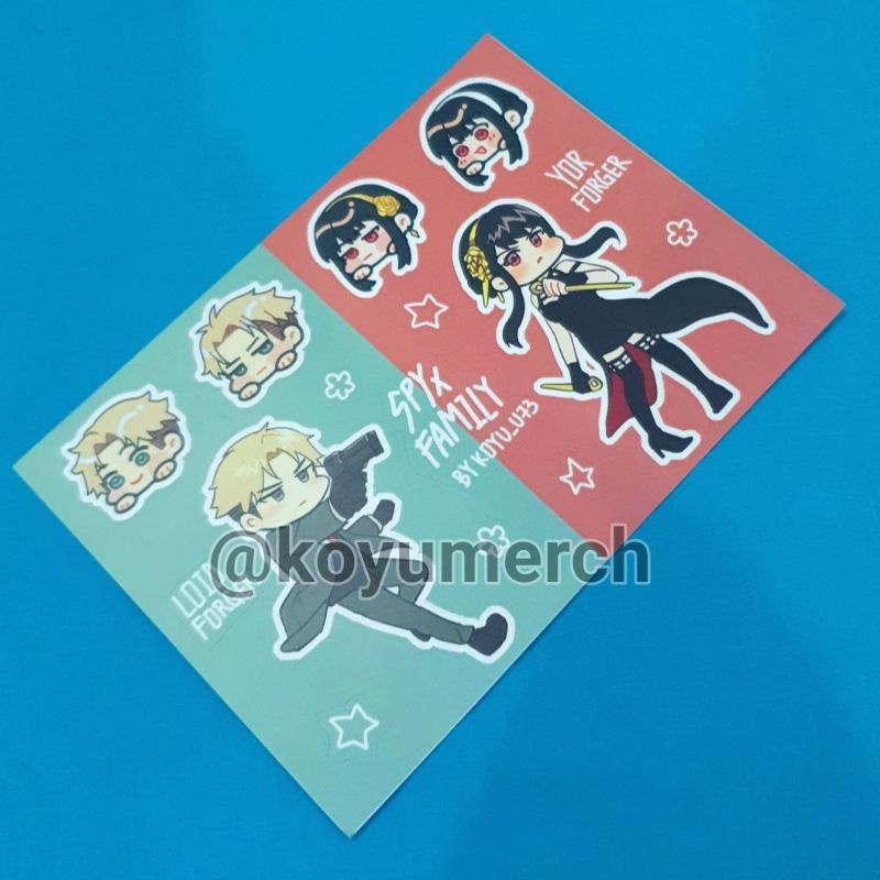 

SPYXFAMILY STICKER SHEET