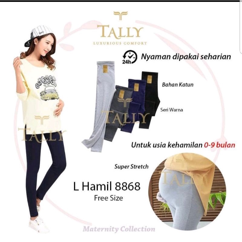 Legging Hamil Free Size - untuk usia kehamilan 0-9bln