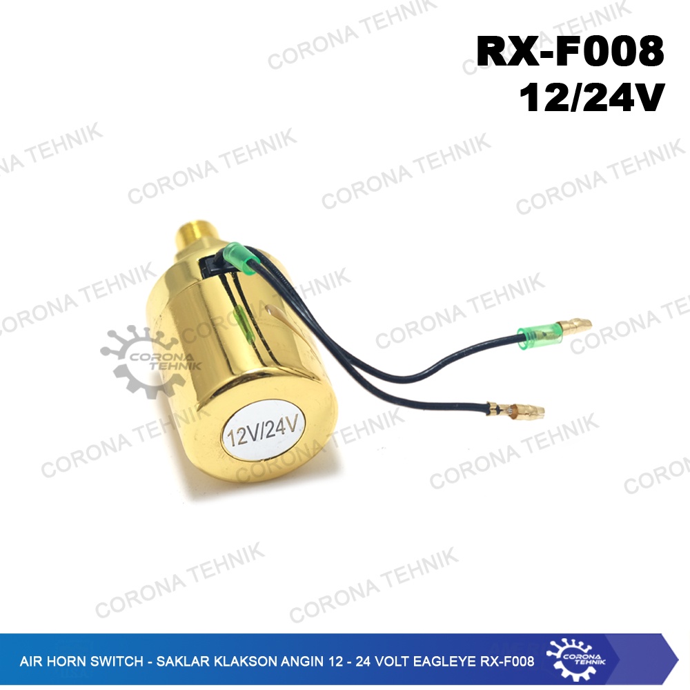 RX-F008 - Air Horn Switch - Saklar Klakson Angin 12 - 24 Volt EAGLEYE