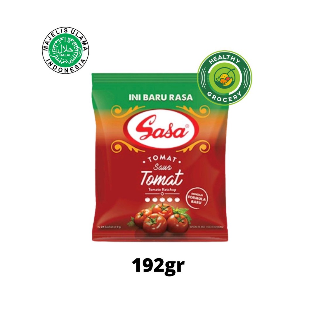 Sasa Sambal Asli / Saus Tomat 192 gr Isi 24 Sachet