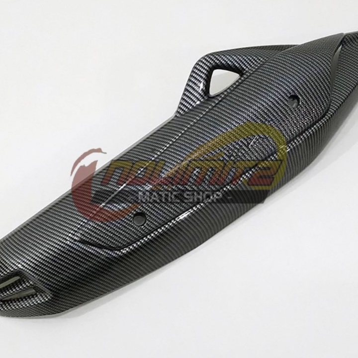 Cover Knalpot NEMO Carbon Tutup Pelindung Tameng Muffler Yamaha NMAX OLD