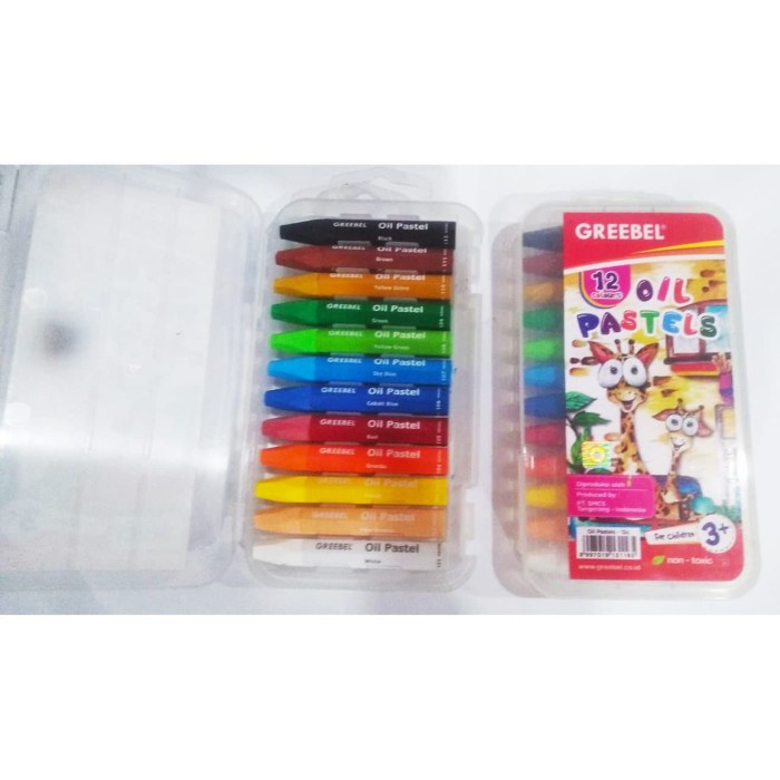 

Crayon/Oil Pastels 12 Warna Greebel