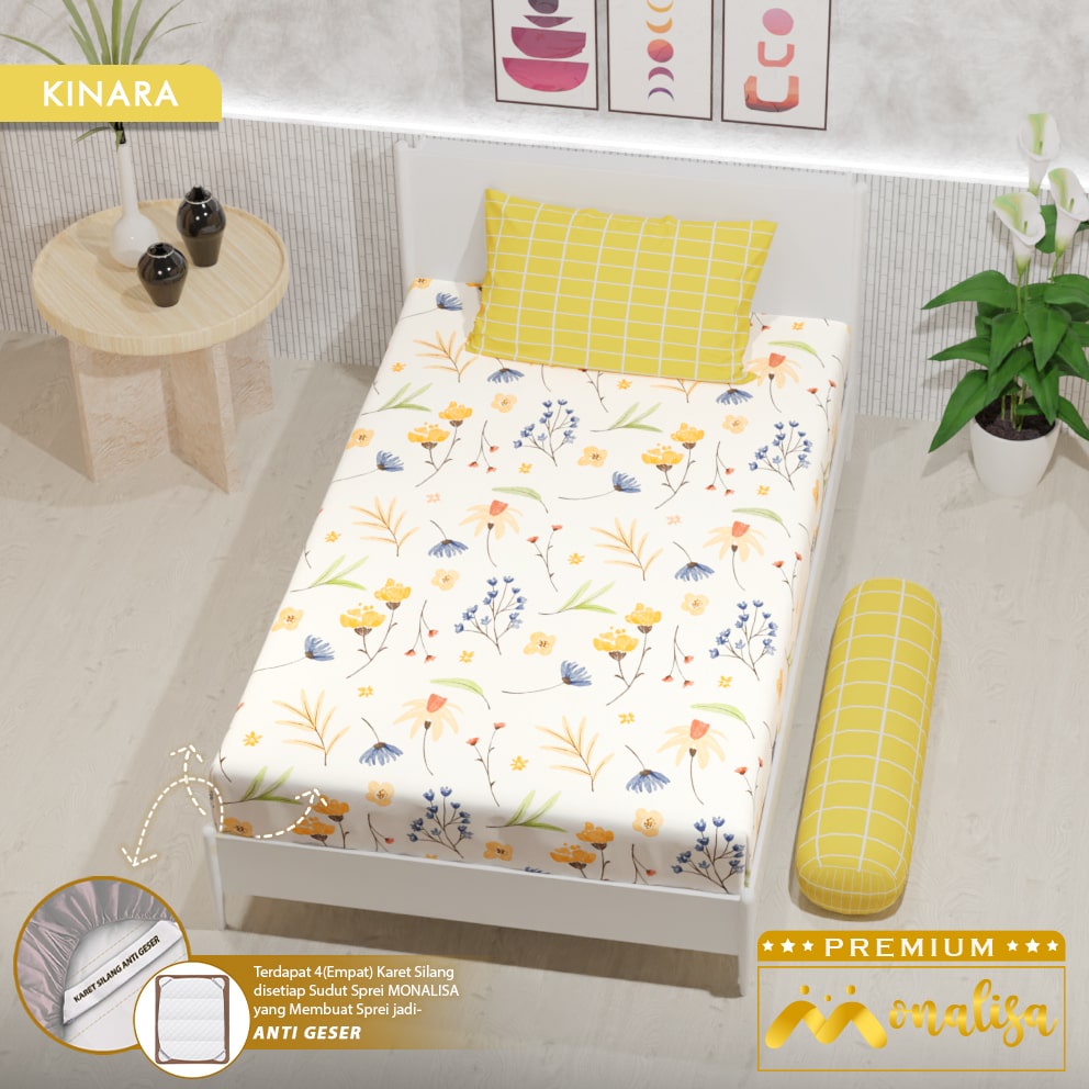 Monalisa Premium Sprei Uk 90/100/120 - Kinara