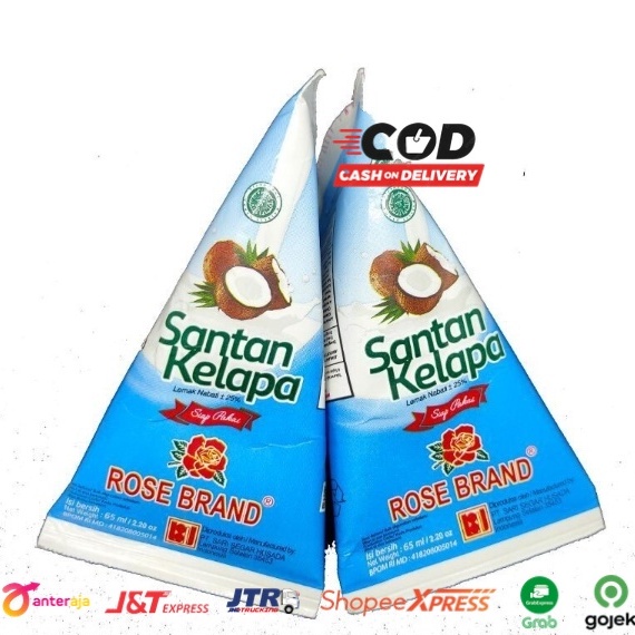 

Rose Brand Santan Kelapa 65ml / Rose Brand Santen Kelapa / Santan Instant