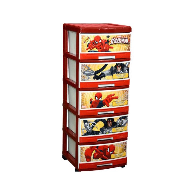 

LEMARI PLASTIK NAPOLLY 5 SUSUN SPIDERMAN stock ready