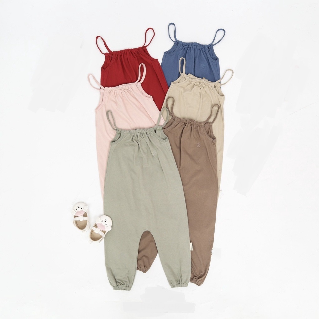 IL - Jumpsuit Emily Anak Perempuan / jumpsuit terusan anak balita polos