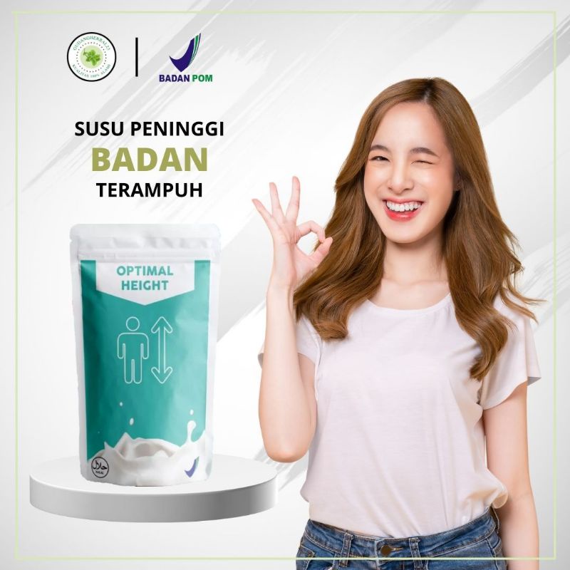 OPTIMAL HEIGHT GAINER SUSU - Peninggi Badan , Susu Peninggi badan , Penambah Tinggi Badan Cepat , Su