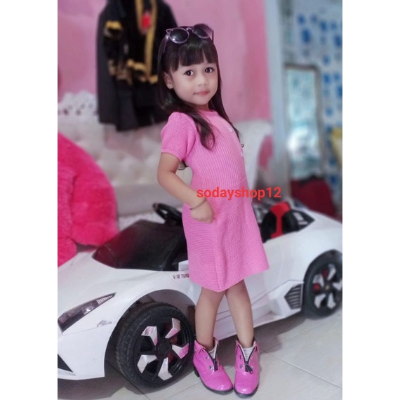 sweater rajut Dress Anak perempuan 1 - 4 tahun