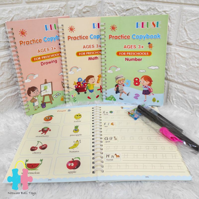 

Magic Copy Book Buku Belajar Menulis Menggambar