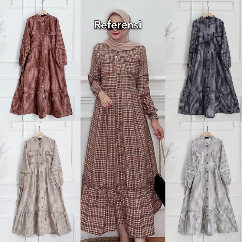 SHAQUENARA MIDI DRESS//TASYA MIDI DRESS//MIDI SALUR SHAQUENARA//MIDI TERBARU