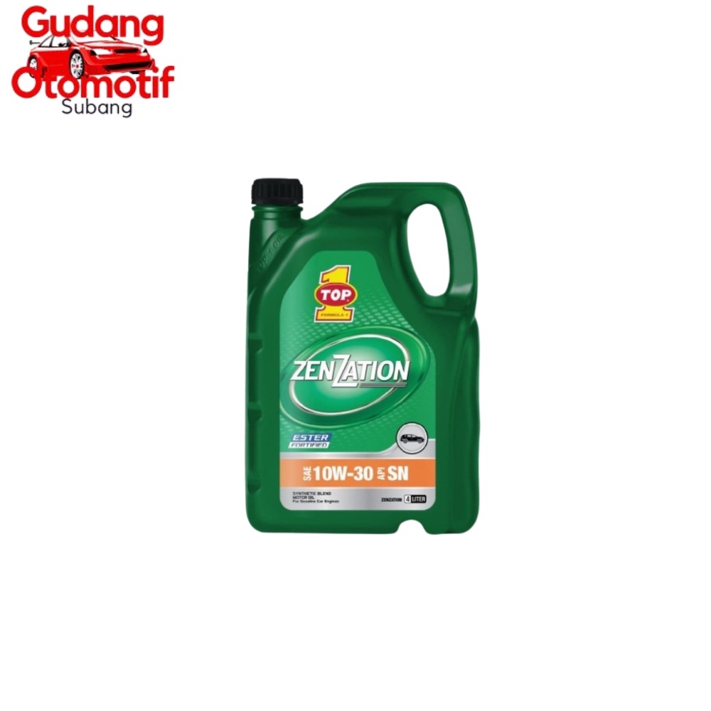 Agus Lio Ban - OLI MOBIL TOP 1 10W-30 ZENZATION 4 LITER