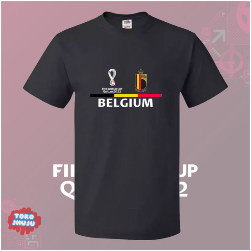 Baju Kaos Piala Dunia World Cup 2022 Team Belgium
