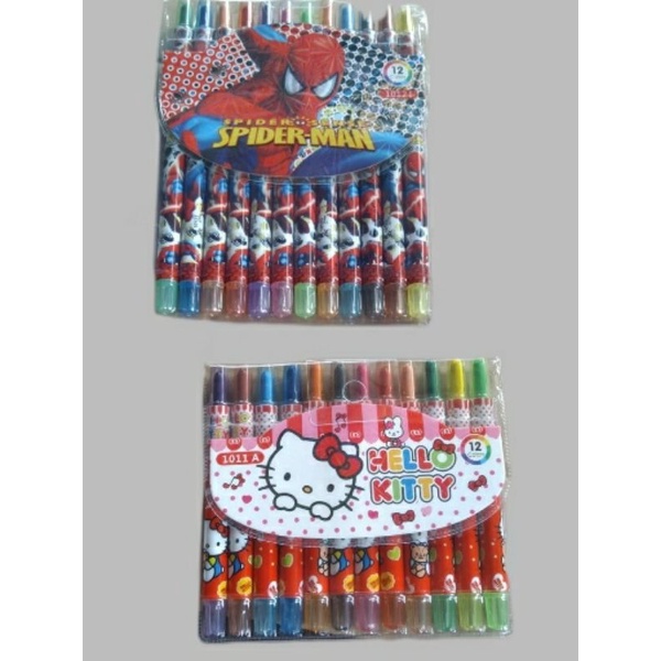 

crayon ulir kecil dan panjang isi 12 warna