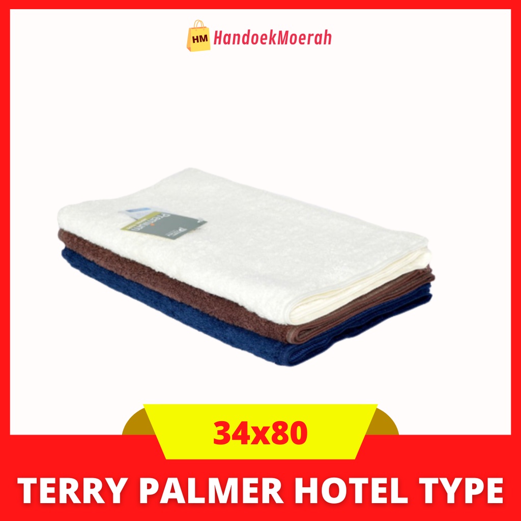 Handuk Muka Terry Palmer Murah / Face Towel Sport Premium Hotel Type Warna 34x80