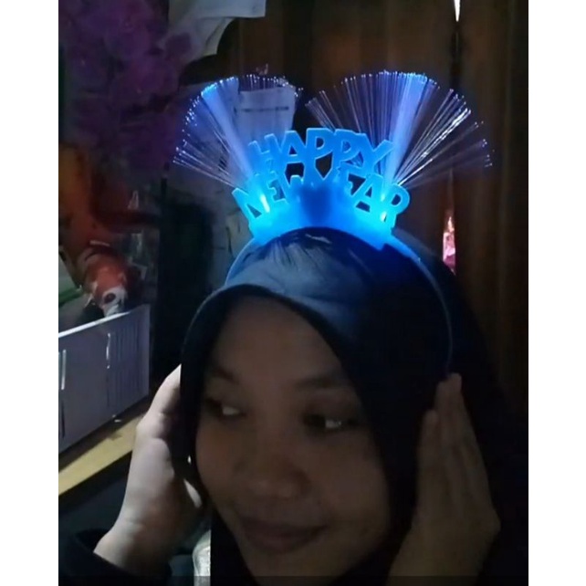 balon happy new year lampu