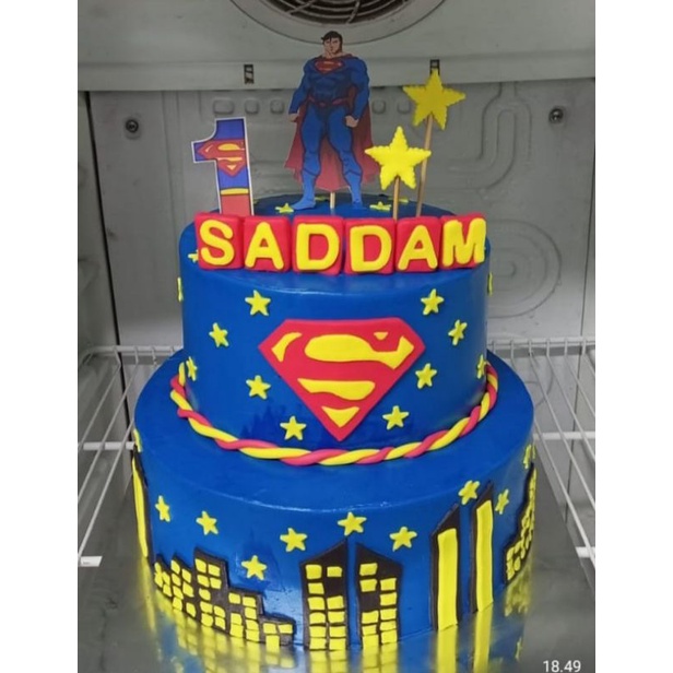 

kue ulang tahun superman