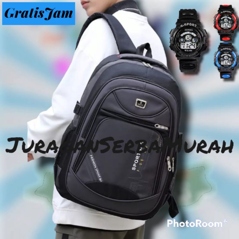 Tas Ransel Sekolah Anak Laki-laki &amp; Perempuan Ukuran Besar Murah