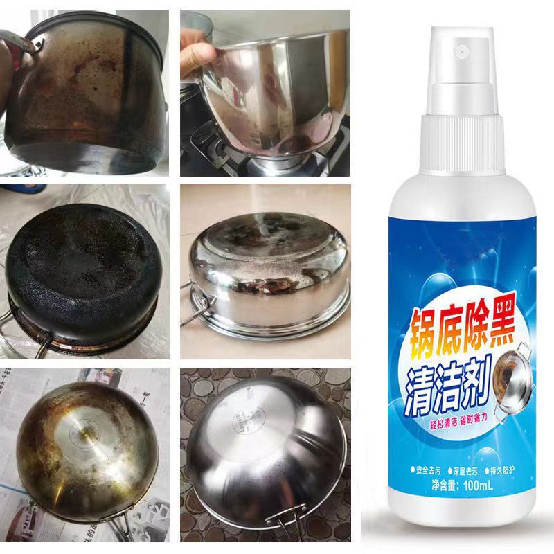 CAIRAN SPRAY PEMBERSIH WAJAN PANCI TEFLON STAINLESS STEEL KERAK NODA KARAT 100ml