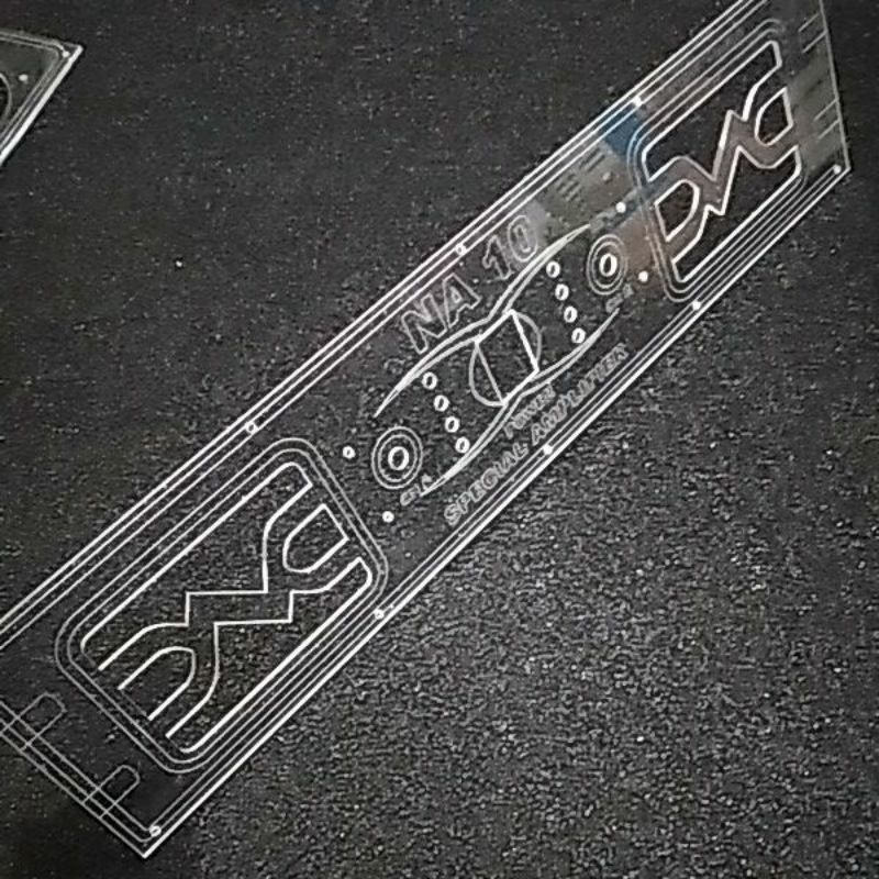 panel power akrilik_power amplifier bening modifikasi NA 10