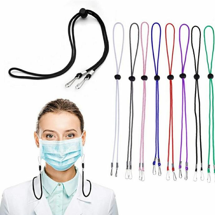 

Kalung masker Tali Lanyard Holder Masker Leher clip ear mask gantung t-tokokosmeti-4 Juara