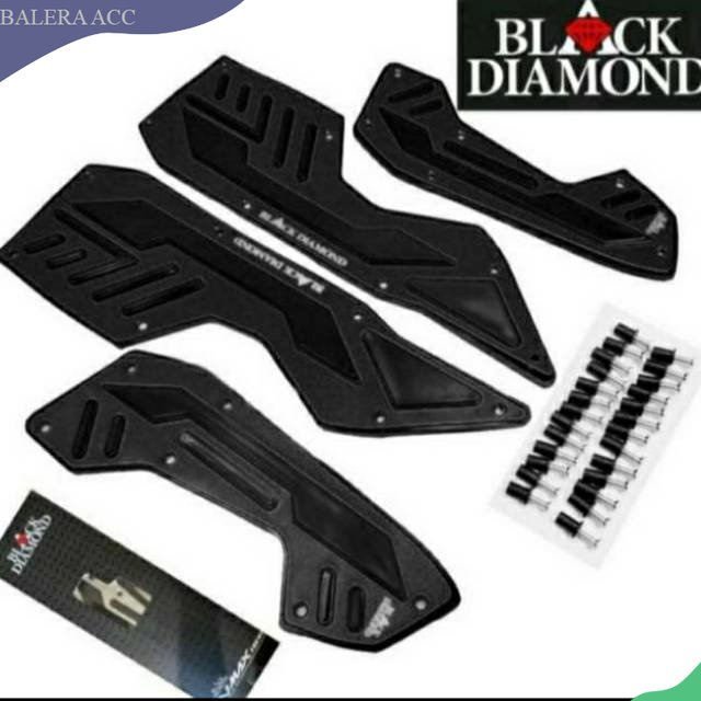 Bordes karpet pijakan kaki all new nmax 2020-2022 Black diamond