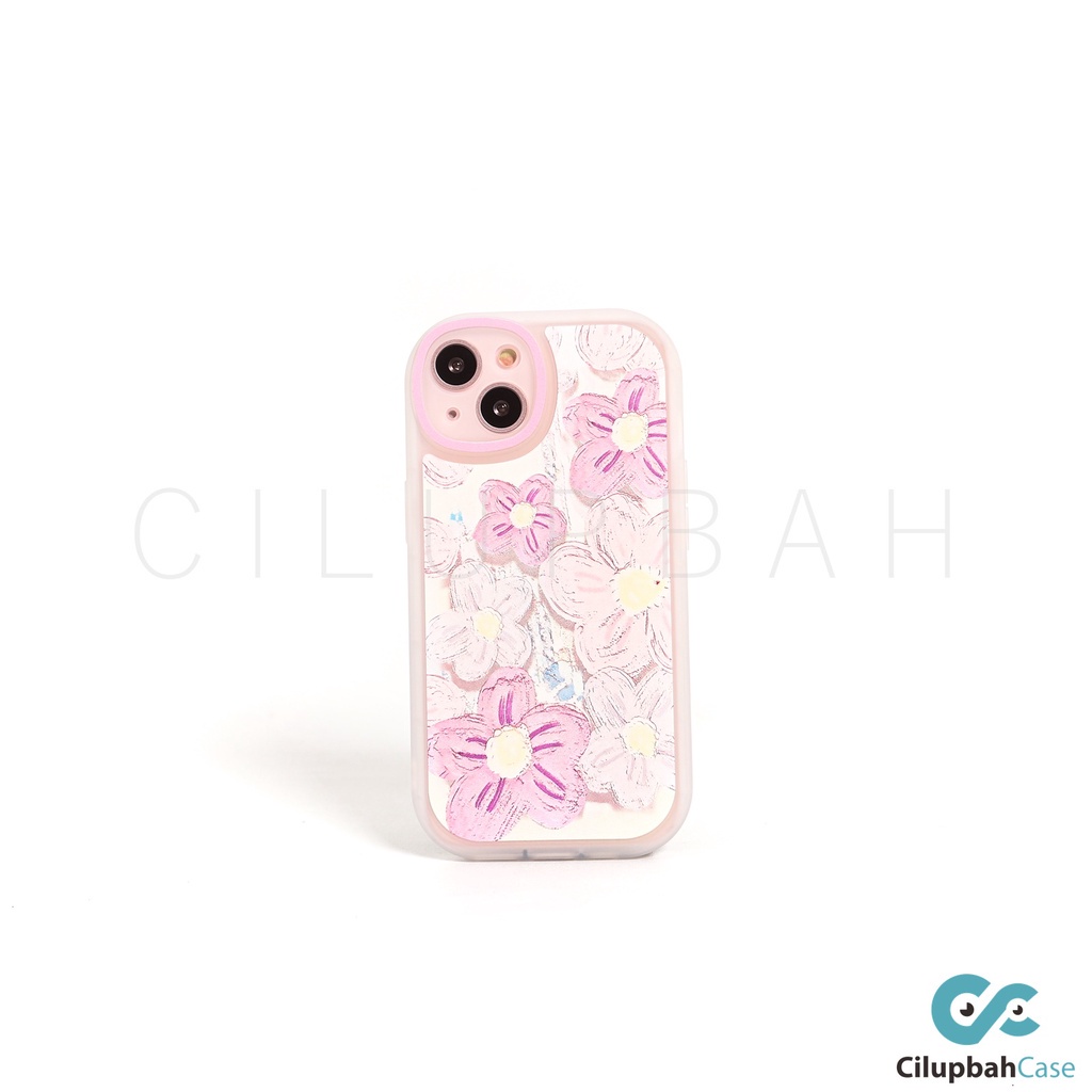 Purple Flowers Softcase for iPhone X XR XS MAX 11 12 13 14+ 14 Plus Pro Max