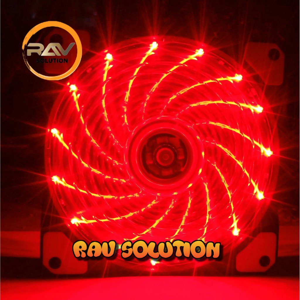 FAN CASING 12CM WITH LED / FAN CASE 12 CM COLORS LAMPU