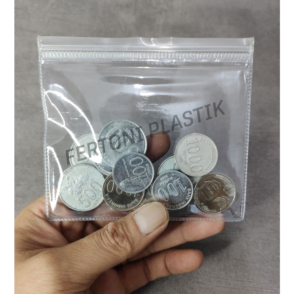 Ziplock Celengan Target Tabungan / Dompet Disiplin Keuangan Mini / Dompet Koin