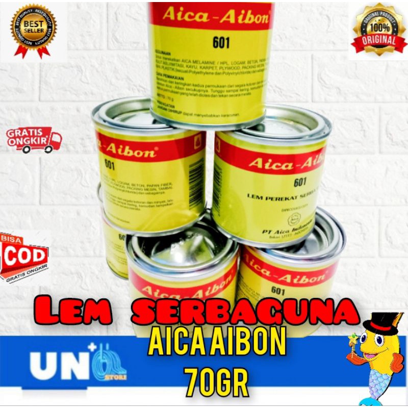 LEM AIBON LEM AICA AIBON 70 GRAM LEM KUNING SERBAGUNA