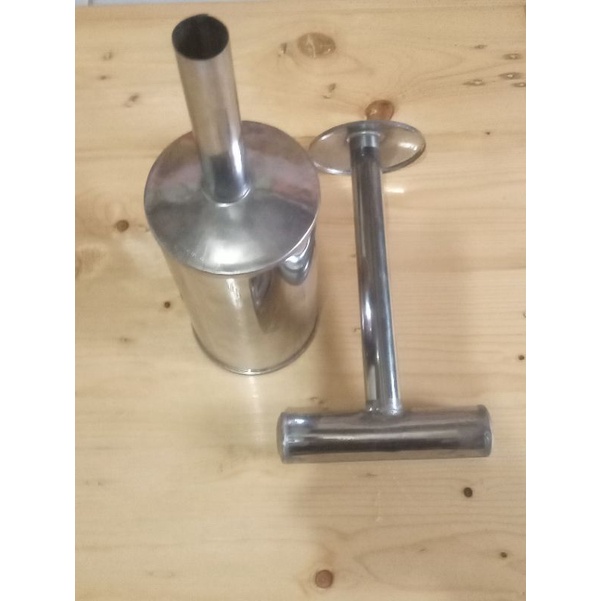 Alat Pencetak Sosis Manual Bahan Stainless / Cetakan Daging Sosis / Cetakan Sosis Praktis