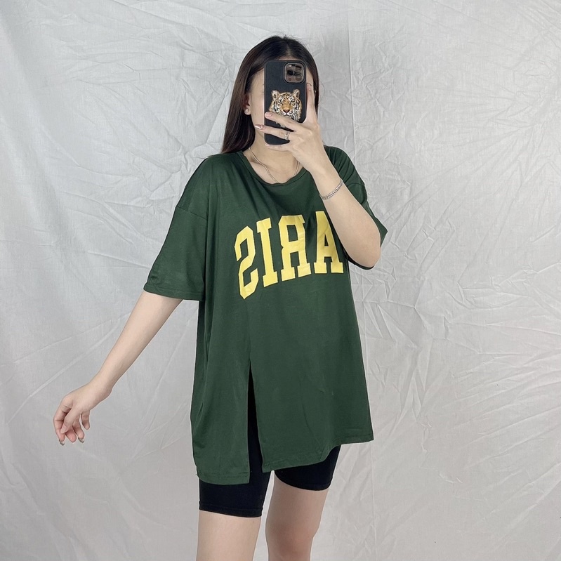 Kaos Oversize Jumbo Slit Prs / Kaos Wanita Jumbo