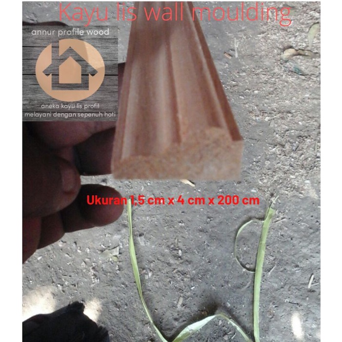 Kayu lis wall moulding 4 cm