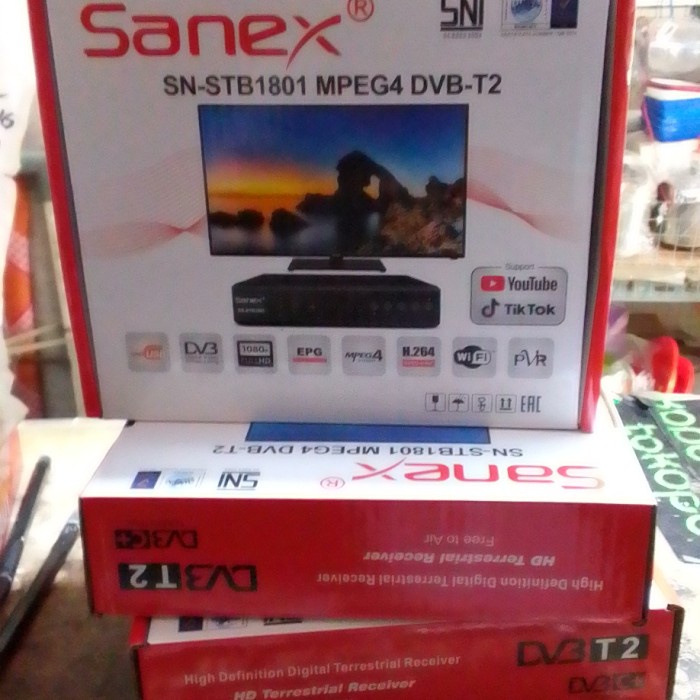 Produk Terbaru Set Top Box Sanex / Stb Sanex / Tv Digital / Stb / Sanex Tv Digital
