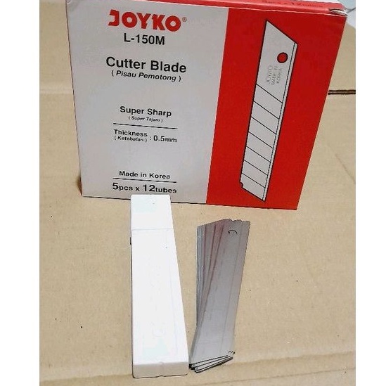 

REFIL /ISI ULANG JOYCO L-150M CUTTER BLADE(PISAU PEMOTONG) 1 TUB