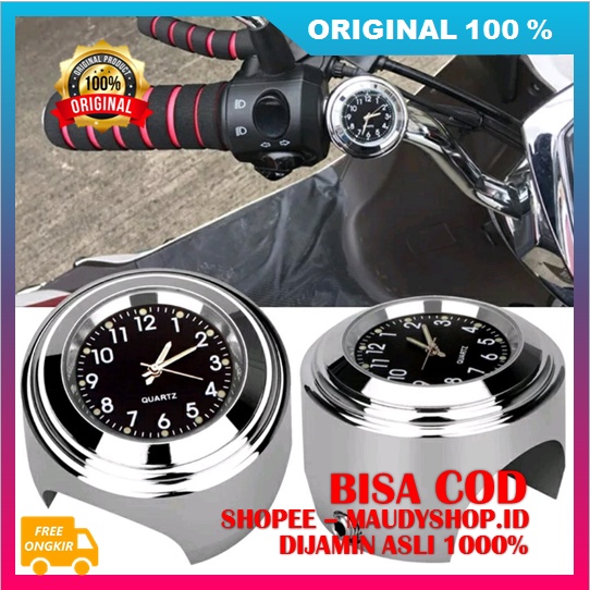 Jam Keren Handlebar Motor Holder Smartphone Jam Sepeda Motor ASLI ORI