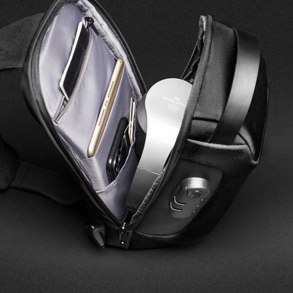 WEIXIER 9529 Tas Selempang Bahu Pria USB Charger Shoulder Bag Premium - Camo